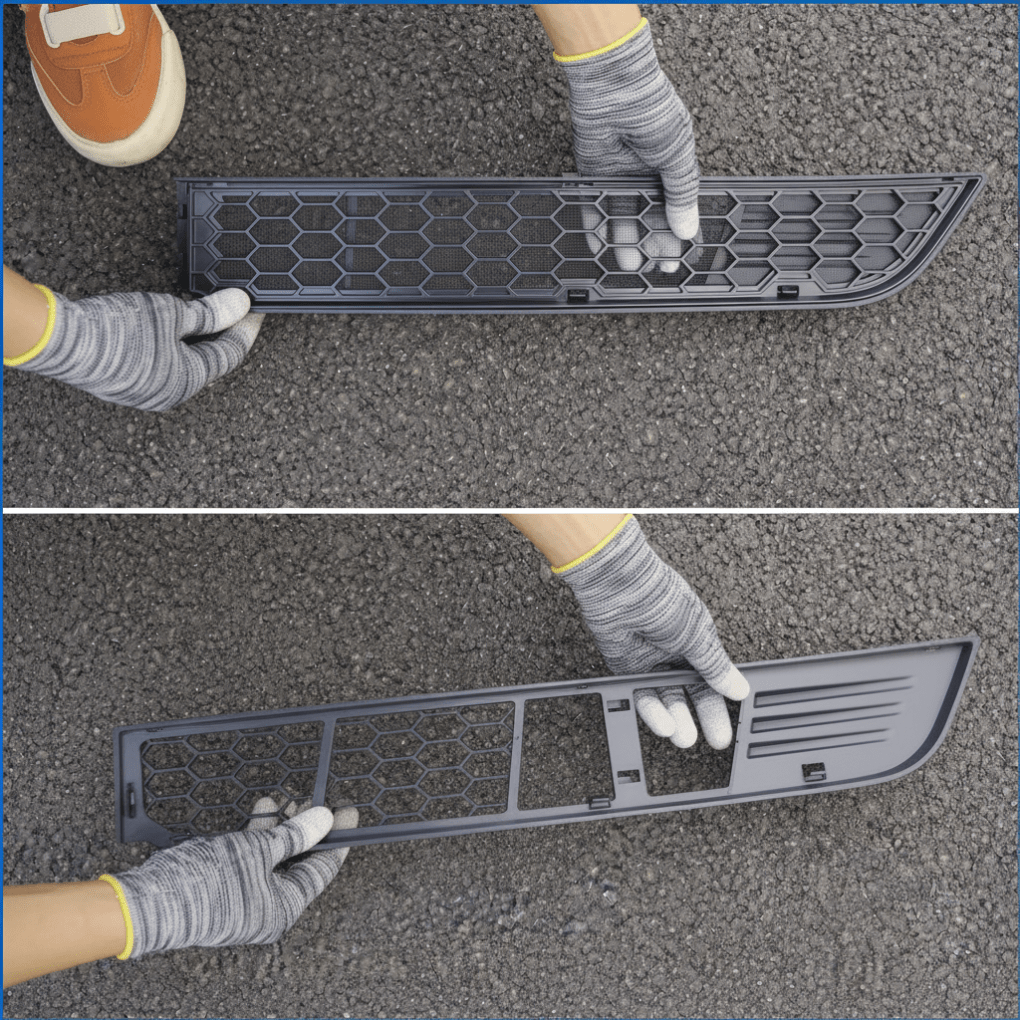 Honeycomb Grille Protector – Custom Fit for Model 3/Y (Highland & Juniper) - Zapped Co