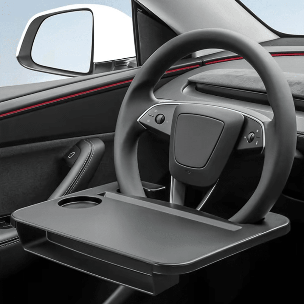 Tesla Travel Tray – Steering Wheel Desk for Work, Dining & Travel - Zapped Co