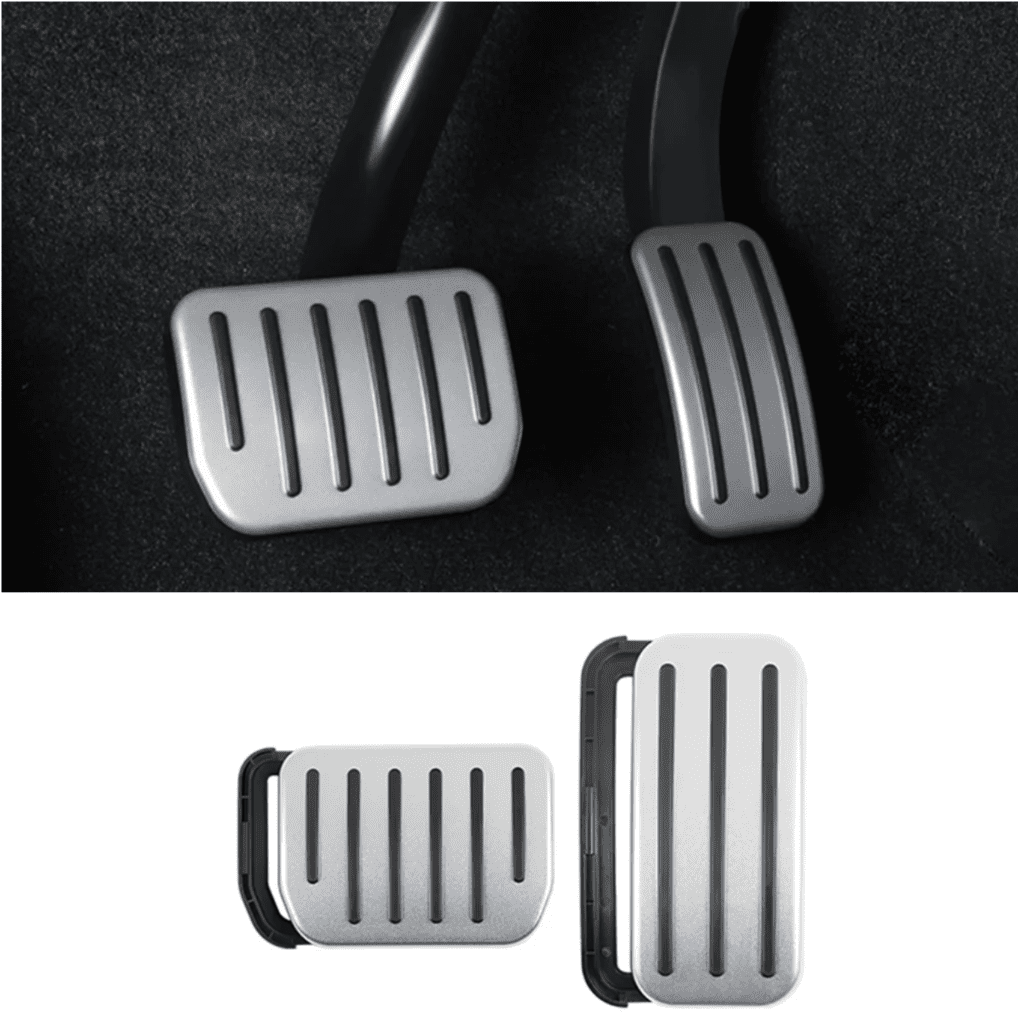 Performance Pedal Covers – Anti - Slip Pedal Covers for Tesla Model 3 (2017 - 2024) - Zapped Co