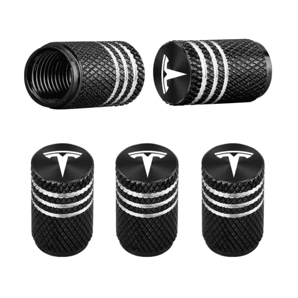 Premium Tire Valve Cap Set – For Model 3/Y/S/X - Zapped Co