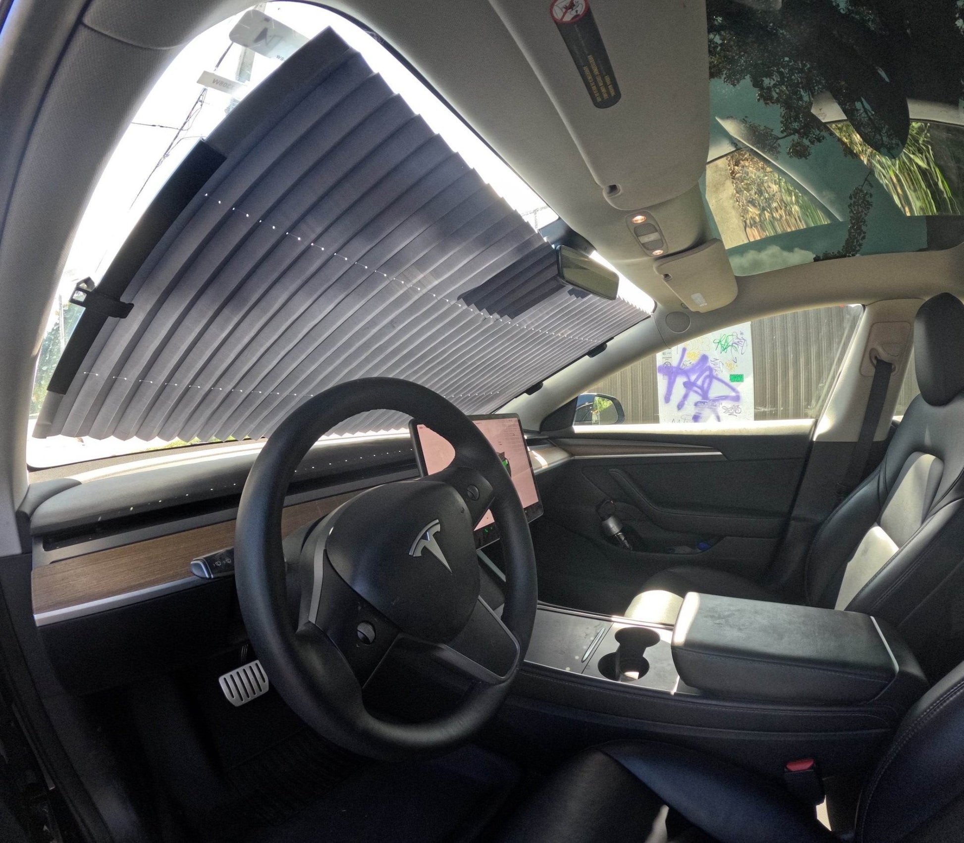 Solar Shield – Premium Windshield Sunshade for Tesla (Custom Fit) - Zapped Co
