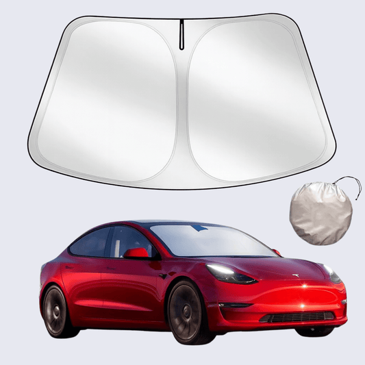 SunGuard – Premium Windshield Sunshade for Tesla Model 3/Y - Zapped Co
