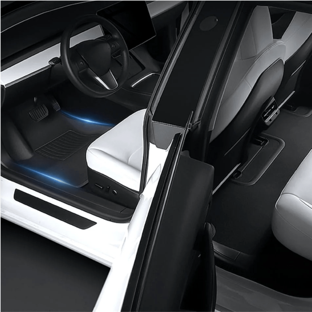 Tesla All - Weather Floor Mats – Custom Fit Interior Protection for Model 3 (2017 - 2023) - Zapped Co