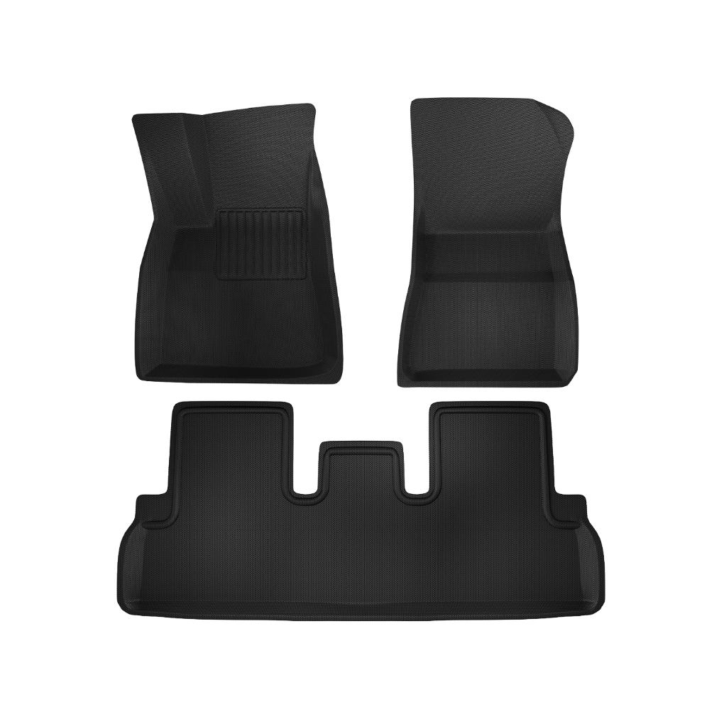 Tesla All - Weather Floor Mats – Custom Fit Interior Protection for Model 3/Y - Zapped Co