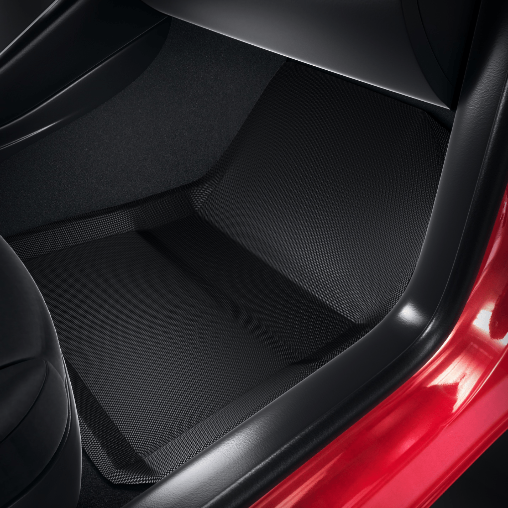 Tesla All - Weather Floor Mats – Custom Fit Interior Protection for Model 3/Y - Zapped Co