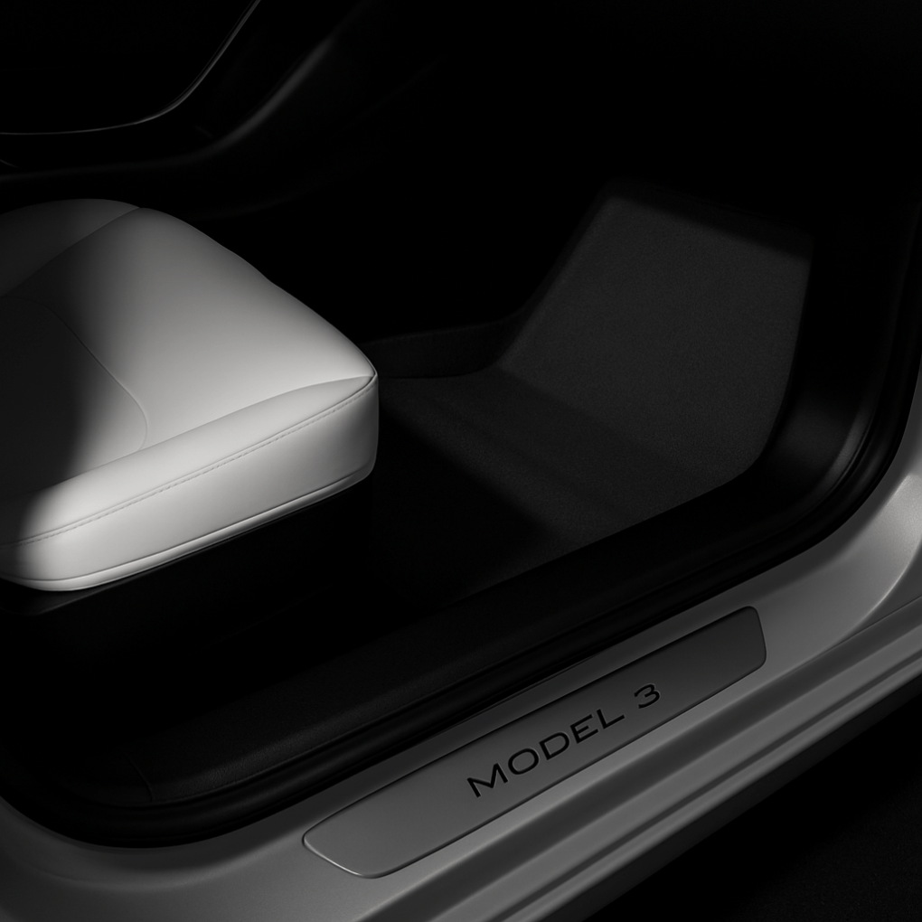 Tesla All - Weather Floor Mats – Custom Fit Interior Protection for Model 3/Y/S/X - Zapped Co