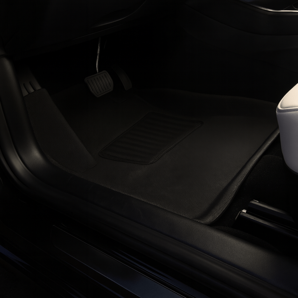 Tesla All - Weather Floor Mats – Custom Fit Interior Protection for Model 3/Y/S/X - Zapped Co