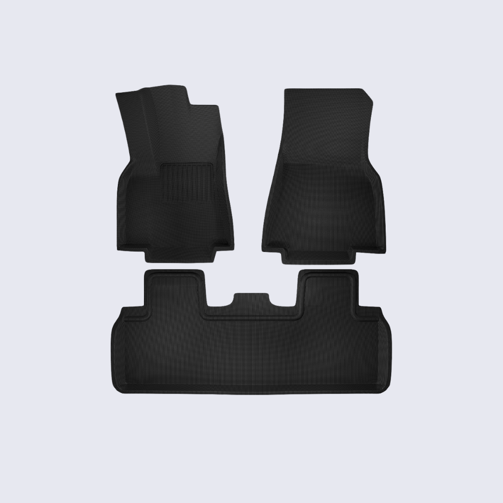 Tesla All - Weather Floor Mats – Custom Fit Interior Protection for Model 3/Y/S/X - Zapped Co