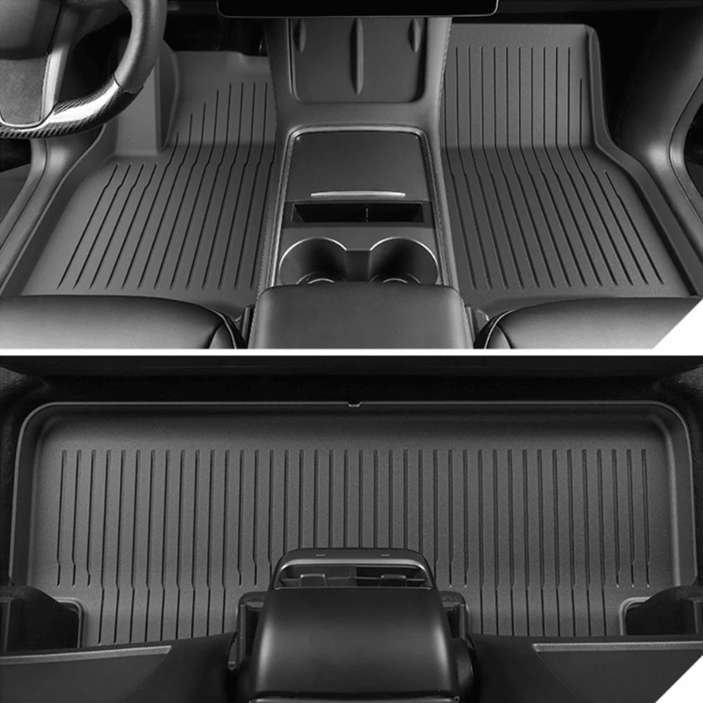 Tesla All - Weather Floor Mats – for Model Y (2024 - 2026) - Zapped Co