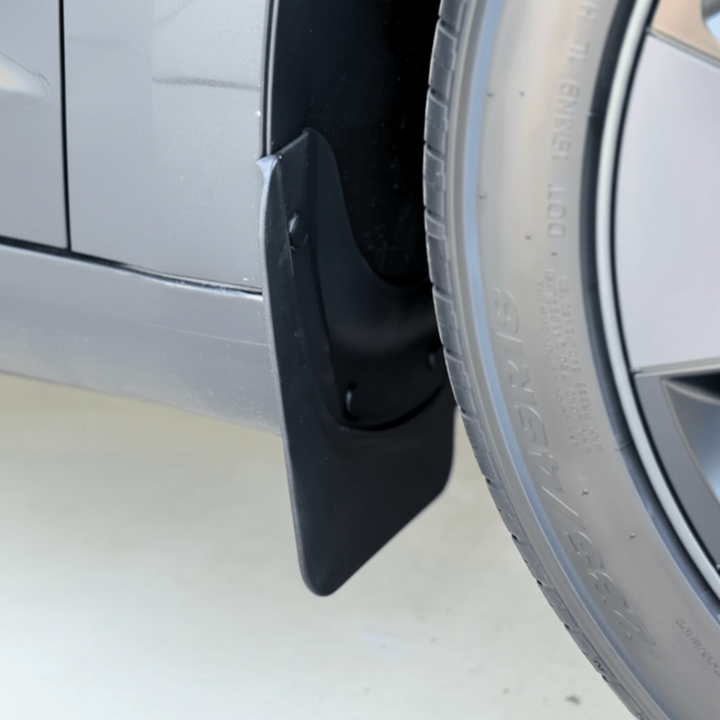 Tesla Mud Flaps – Custom Fit Splash Guards for Model 3 Highland - Zapped Co