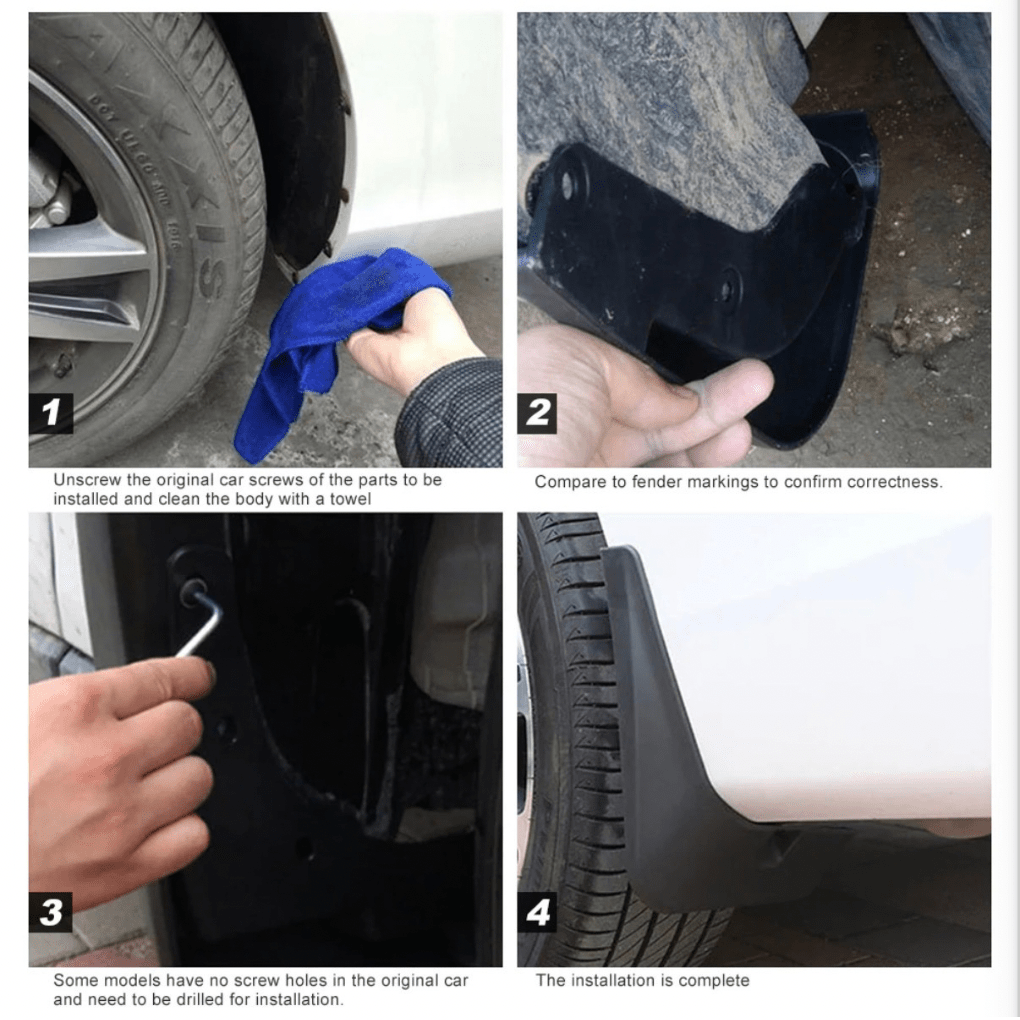 Tesla Mud Flaps – Custom Fit Splash Guards for Model X (2023 - 2026) - Zapped Co