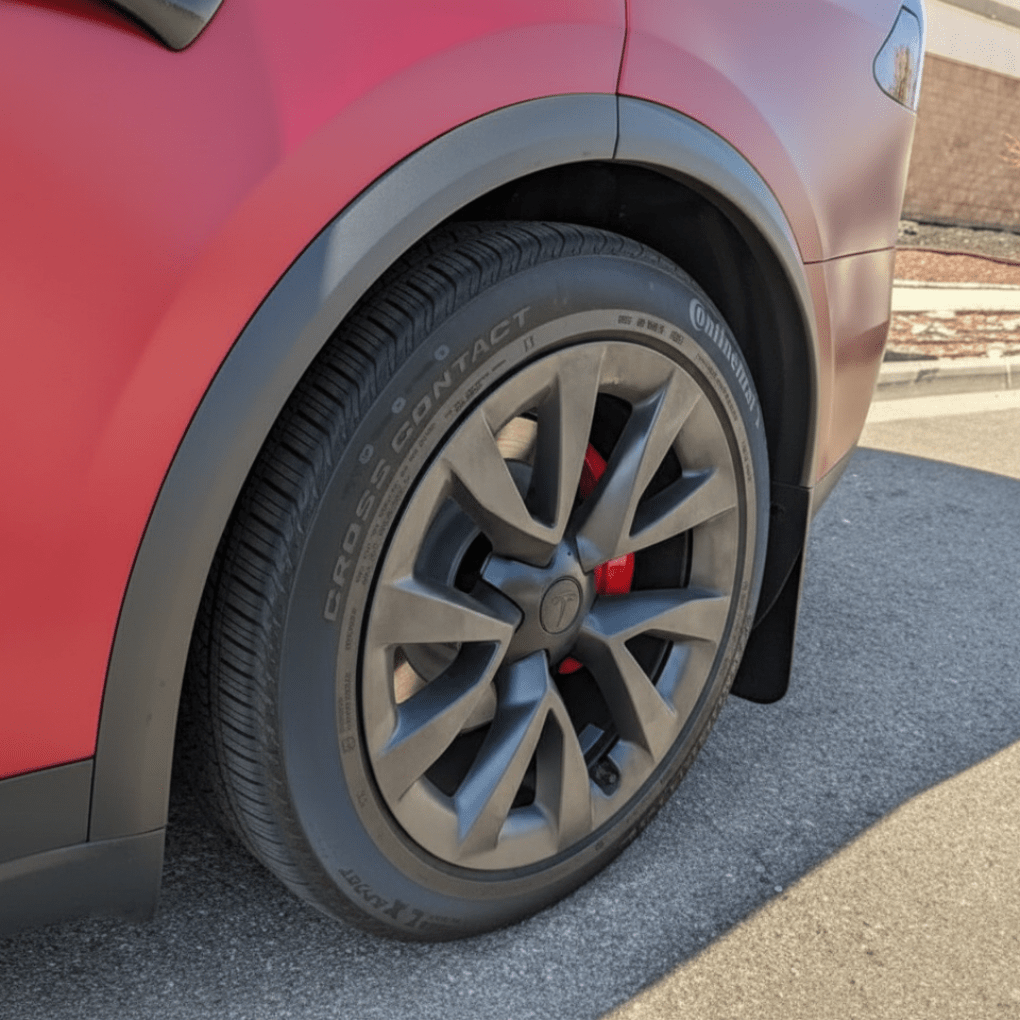 Tesla Mud Flaps – Custom Fit Splash Guards for Model X (2023 - 2026) - Zapped Co