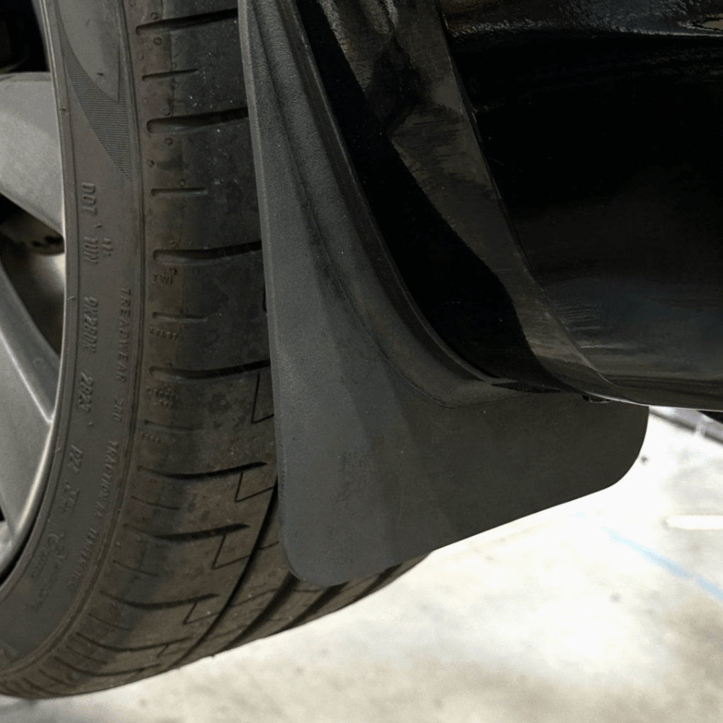 Tesla Mud Flaps – Custom Fit Splash Guards for Model Y (2025 - 2026) - Zapped Co