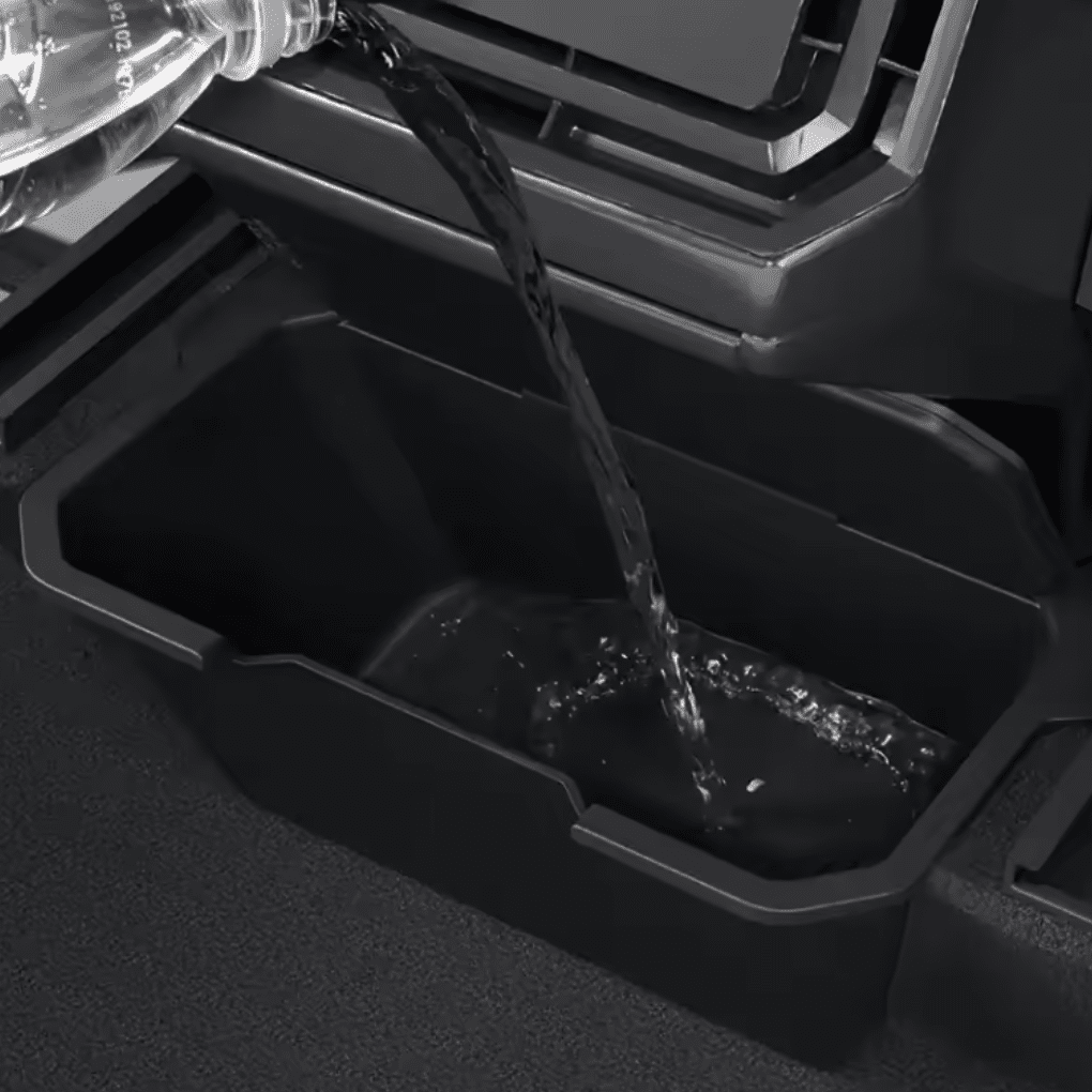 Tesla Rear Seat Compartment - Storage Compartment for Tesla Cybertruck - Zapped Co
