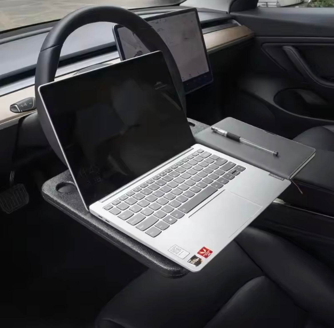 Tesla Travel Tray – Steering Wheel Desk for Work, Dining & Travel - Zapped Co