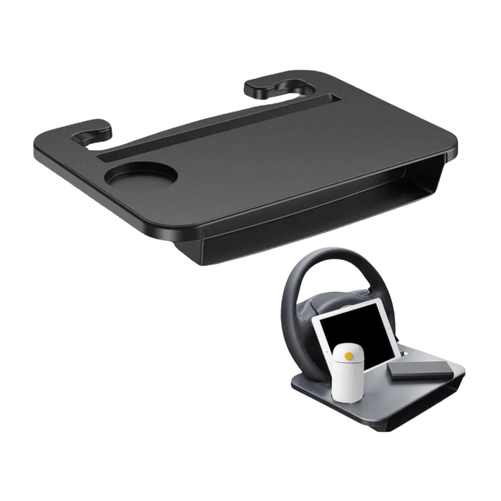 Tesla Travel Tray – Steering Wheel Desk for Work, Dining & Travel - Zapped Co