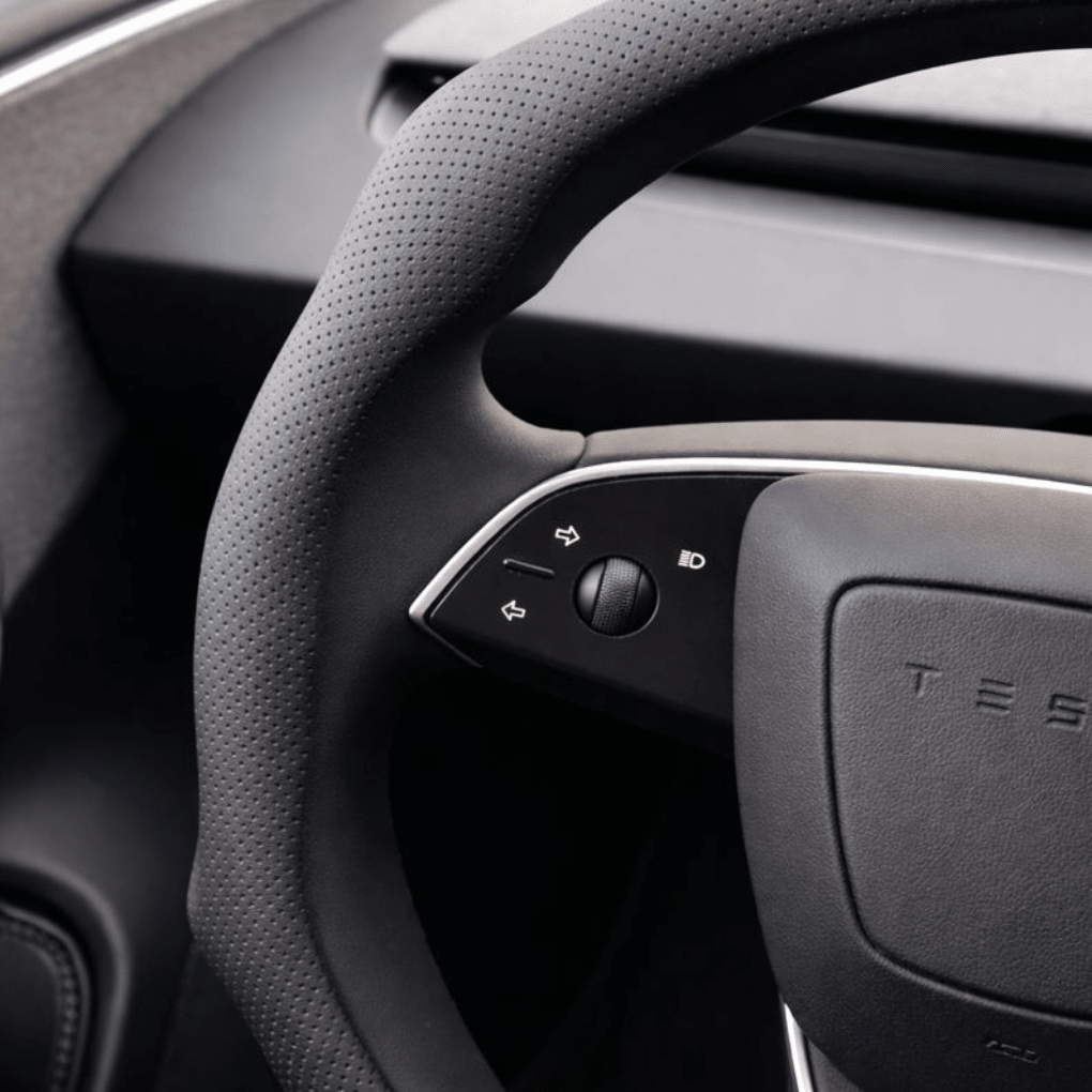 Ultra - thin Steering Wheel Cover – For Tesla Model 3/Y/X/S - Zapped Co