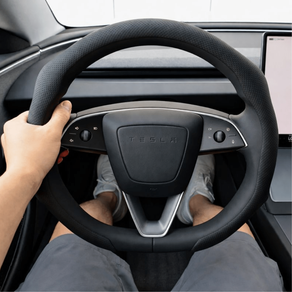 Ultra - thin Steering Wheel Cover – For Tesla Model 3/Y/X/S - Zapped Co