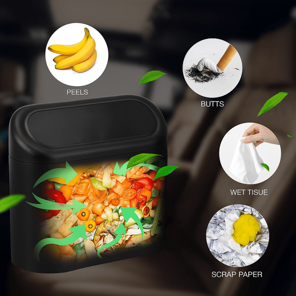 Zapped Co Cabin Bin - Mini Trash Bin for Tesla Model 3/Y/S/X - Zapped Co